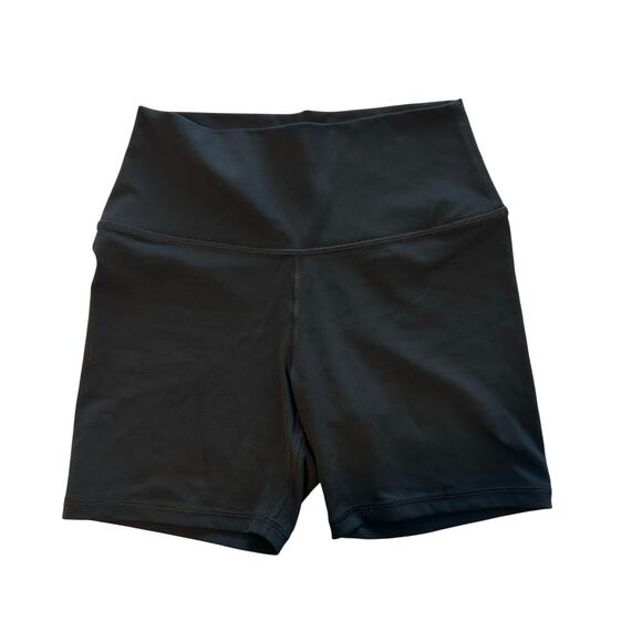 Athleta Transcend black high rise short size S 5 " inseam - Picture 1 of 4